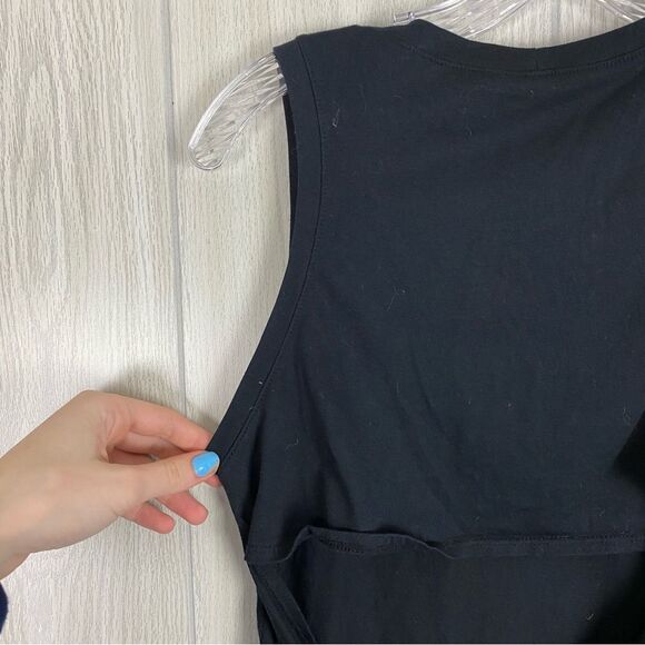 Fabletics | Black Mariela Open Tie Back Tank Top Size Small - Picture 6 of 7
